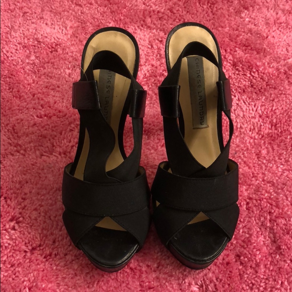 Chinese laundry black high heels